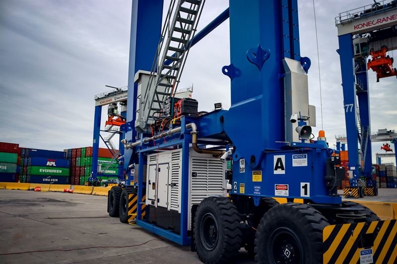 Konecranes wins first customer for EPA-approved new diesel-to-hybrid conversion technology